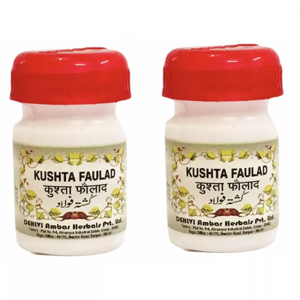 Dehlvi Ambar Kushta Faulad - 10 gms (Pack of 2)