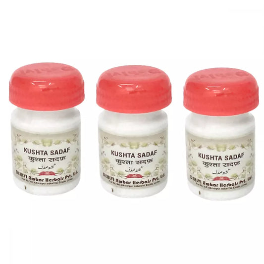 Dehlvi Ambar Kushta Sadaf - 10 gms (Pack of 3)