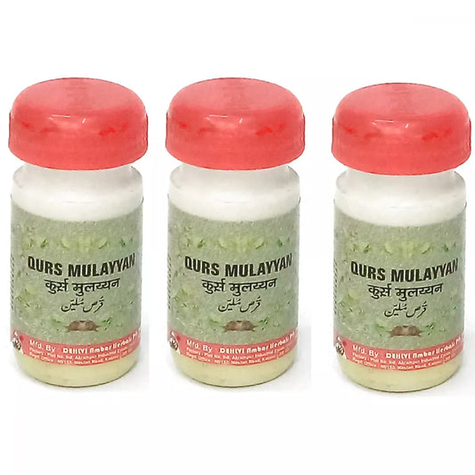 Dehlvi Ambar Qurs Mulayyan - 10 Tabs (Pack of 3)