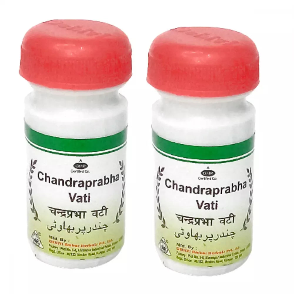 Dehlvi Ambar Chandraprabha Vati - 40 Pills (Pack of 2)