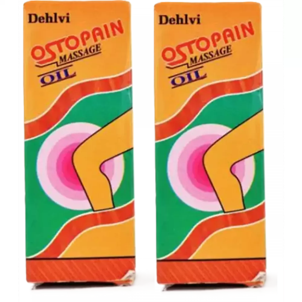 Dehlvi Ambar Ostopain Massage Oil - 50 ml (Pack of 2)