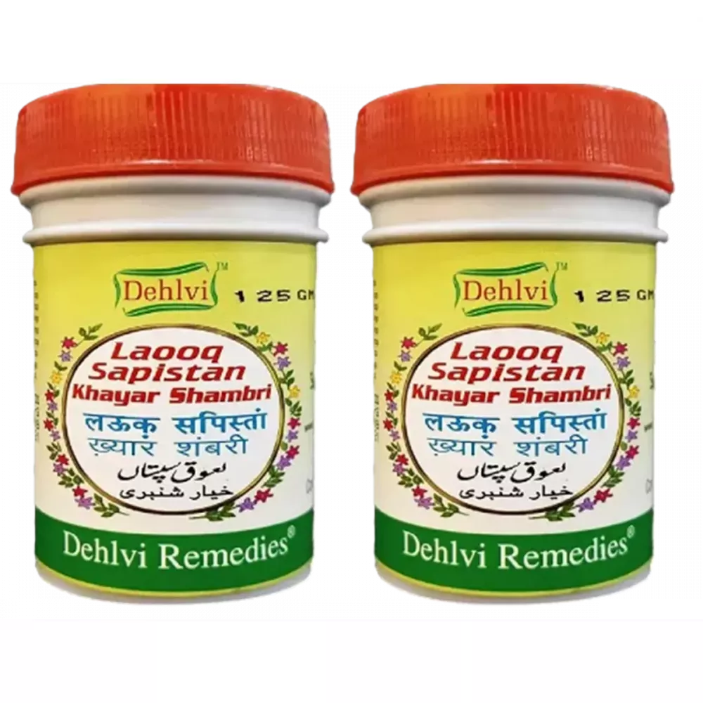 Dehlvi Lauq Sapistan Khayar Shambari - 125 gms (Pack of 2)