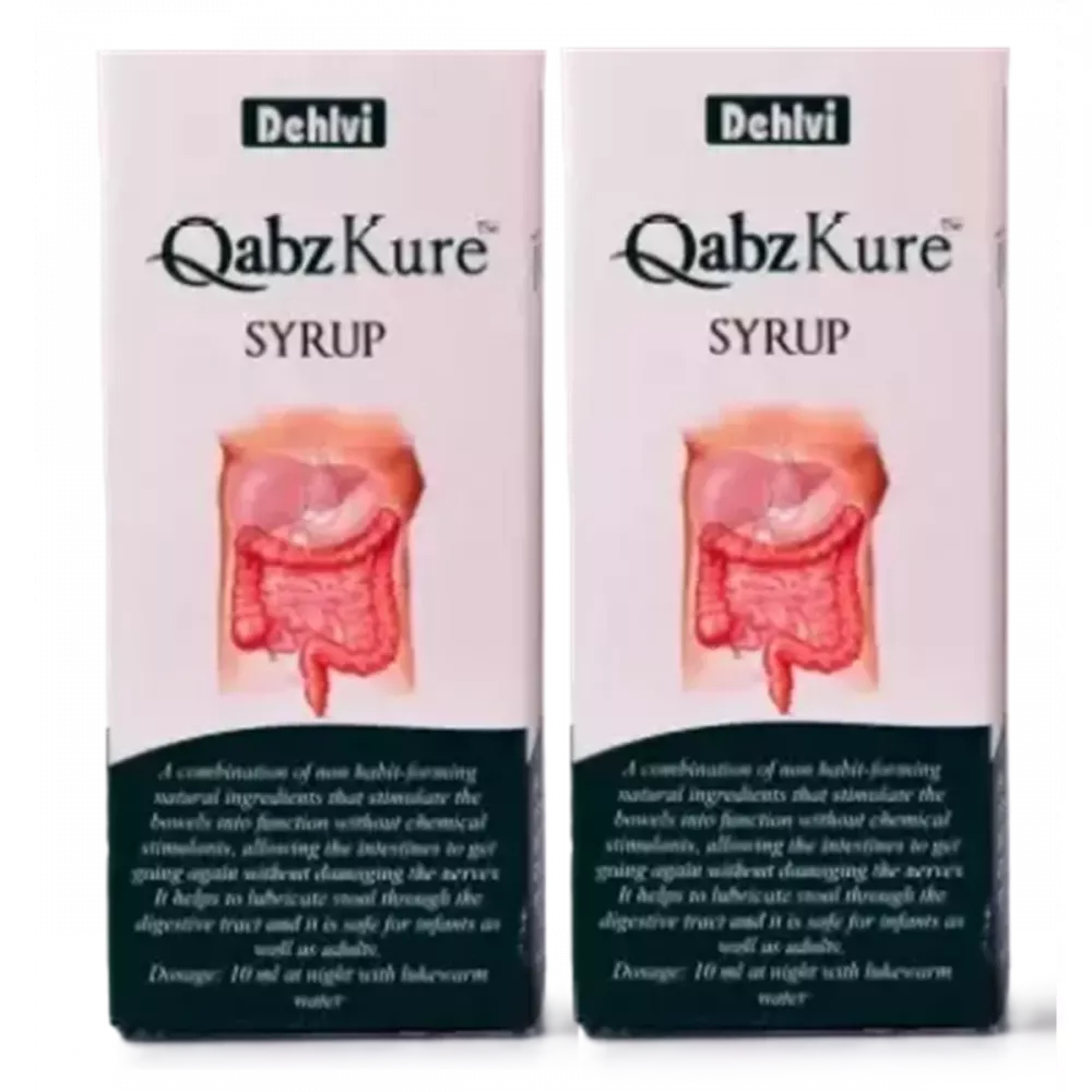 Dehlvi Qubzcure Syrup - 100 ml (Pack of 2)