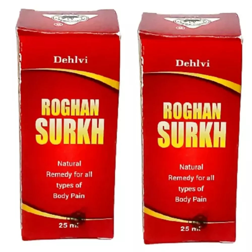 Dehlvi Roghan Surkh - 50 ml (Pack of 2)