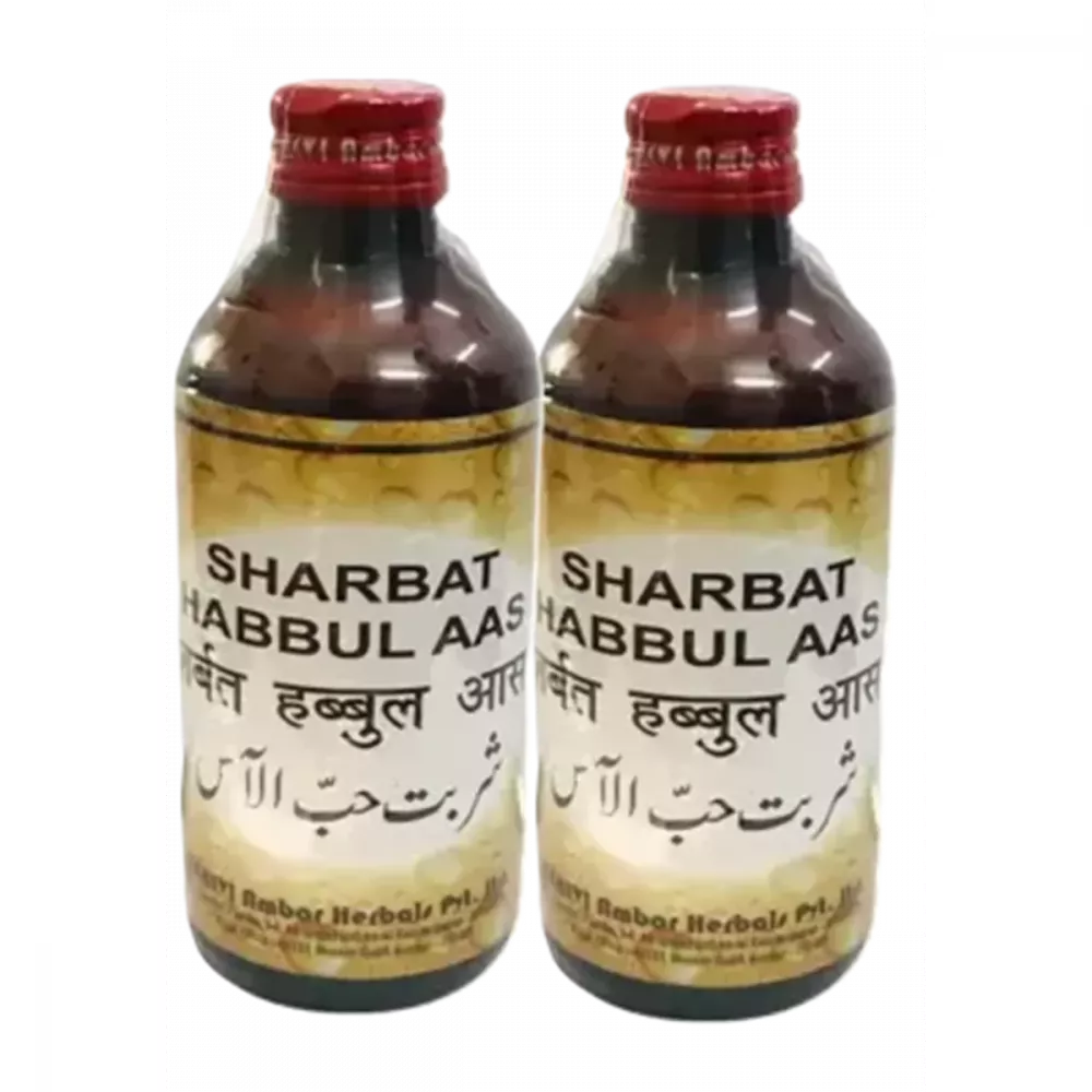 Dehlvi Sharbat Habbul Aas - 200 ml (Pack of 2)