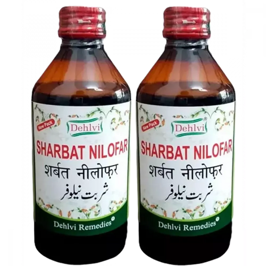 Dehlvi Sharbat Nilofar - 200 ml (Pack of 2)