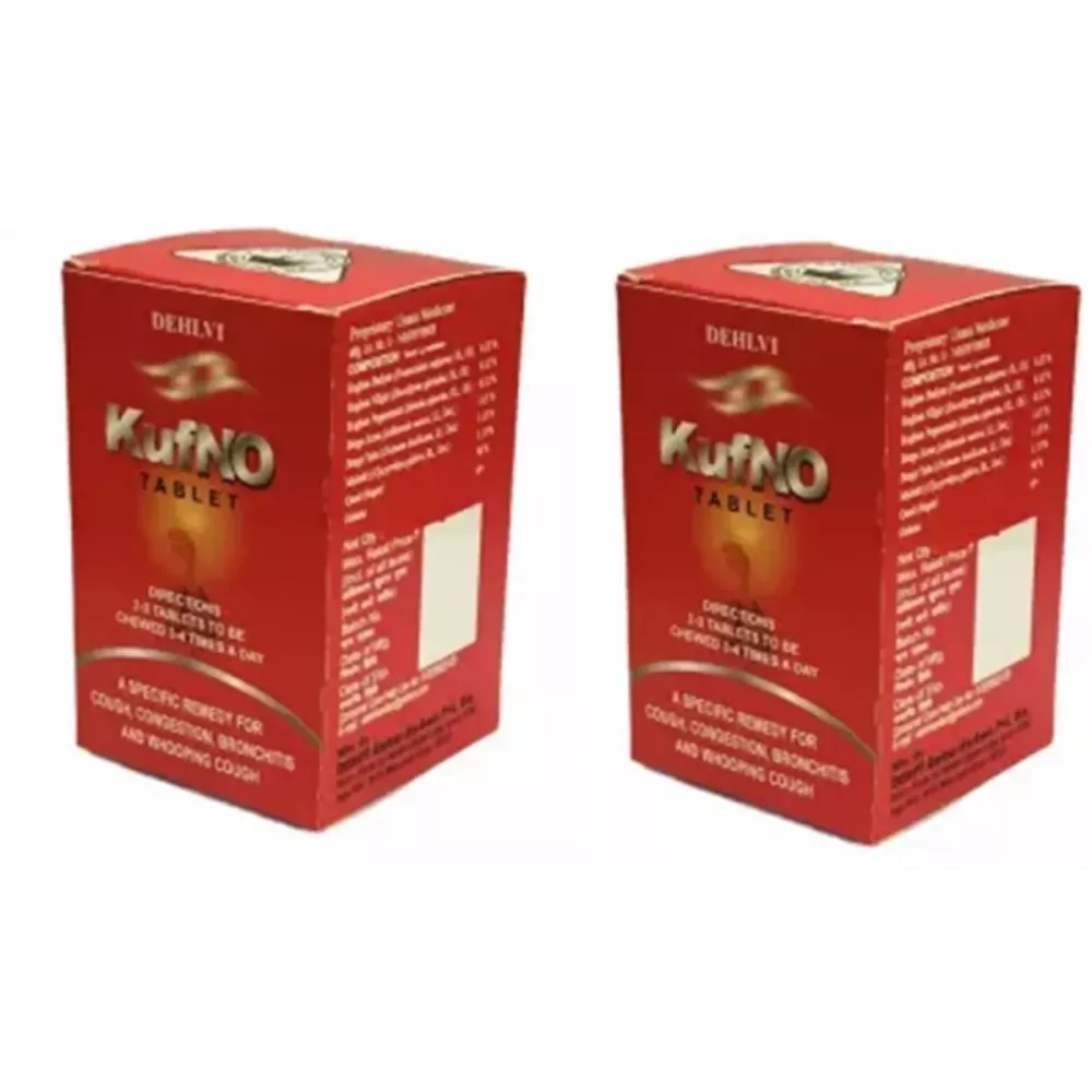Dehlvi Ambar Kufno Tablets - 80 Tabs (Pack of 2)