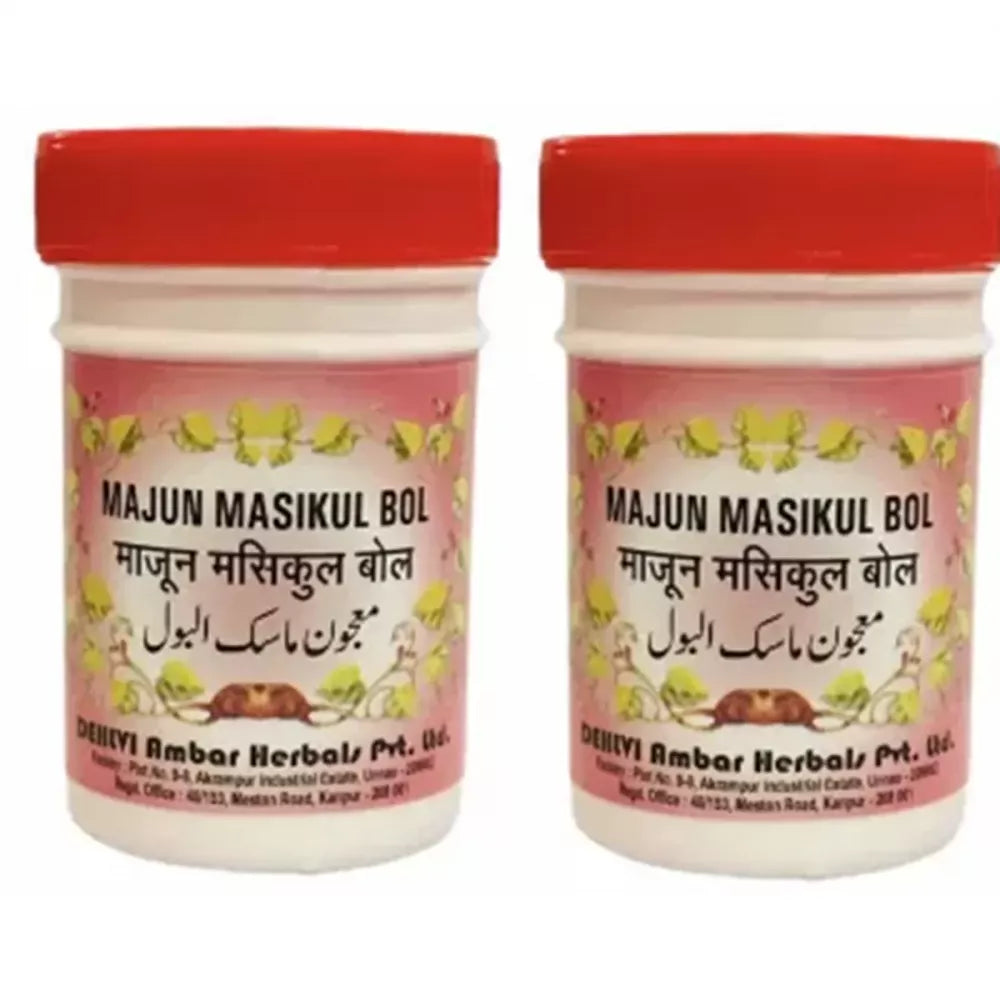Dehlvi Ambar Majun Masikul Bol - 125 gms (Pack 0f 2)