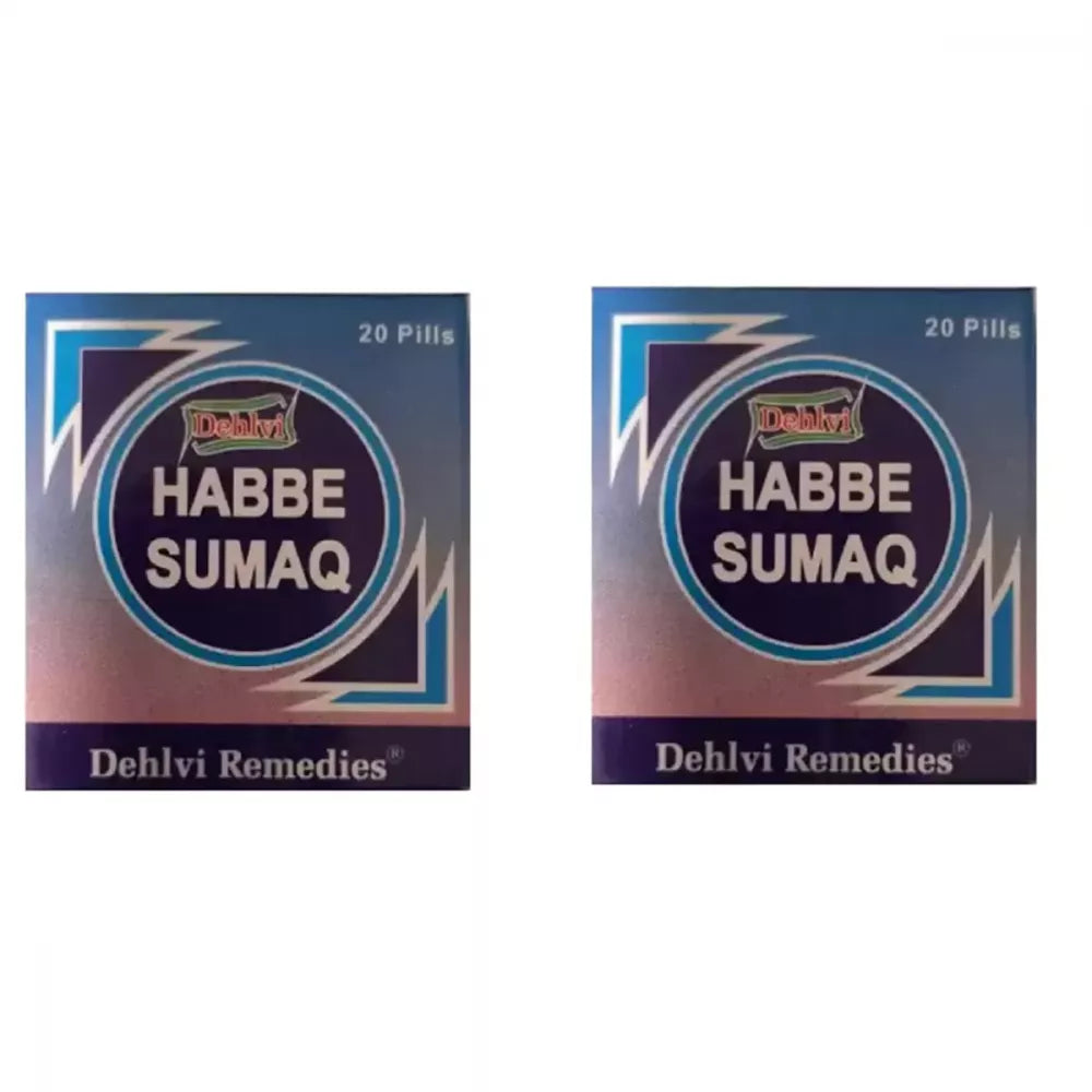 Dehlvi Habbe Sumaq - 20 Tabs (Pack of 2)