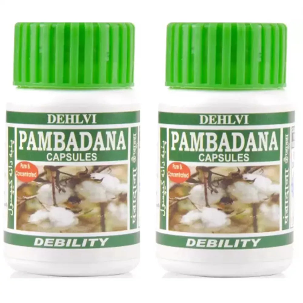Dehlvi Pambadana Capsules - 60 Caps (Pack of 2)