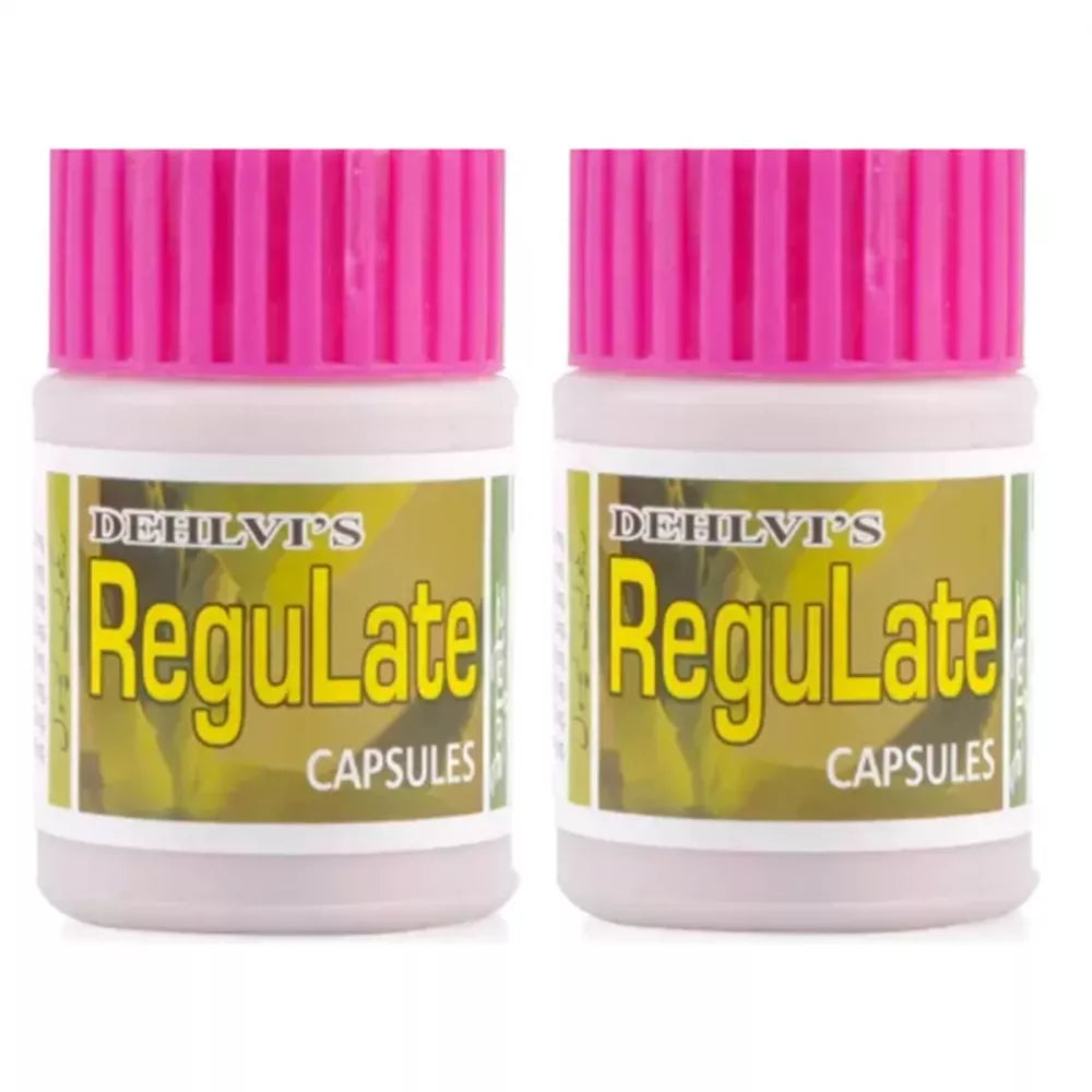 Dehlvi Regulate Capsules - 14 Caps (Pack of 2)