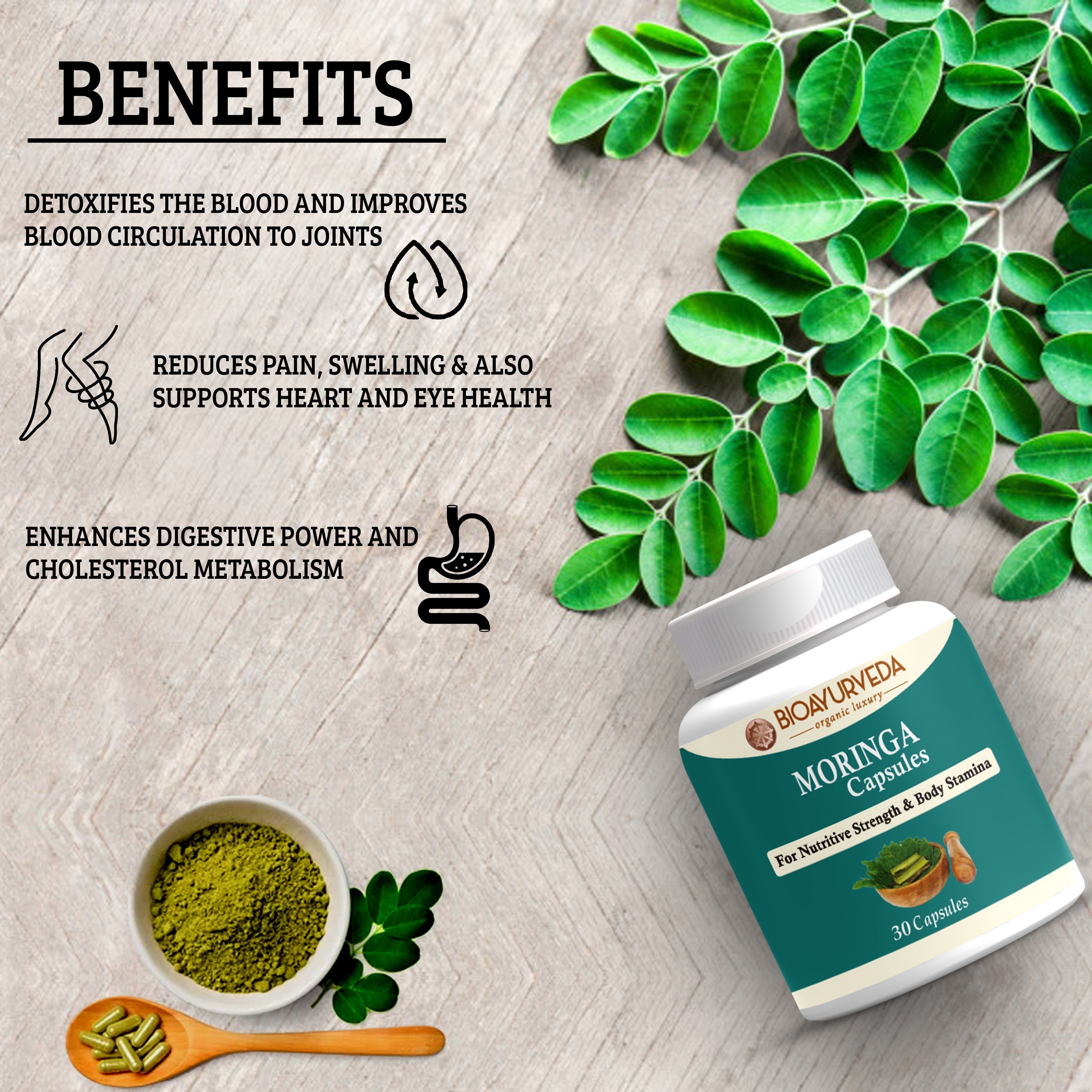 Bio Ayurveda Moringa Capsules