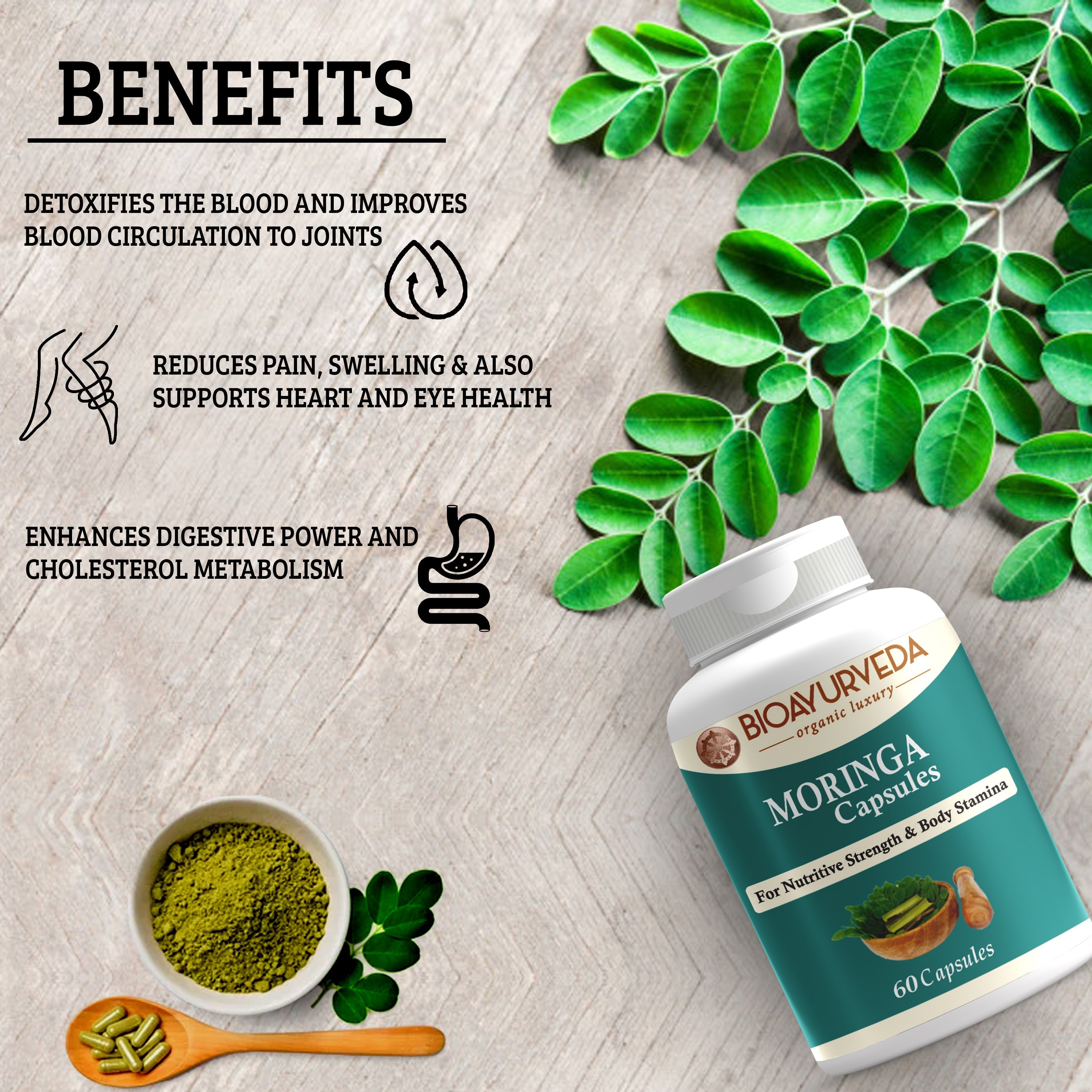 Bio Ayurveda Moringa Capsules
