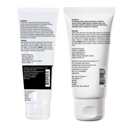 Detoxie Bright Summer Combo - SPF50 Sunscreen Gel & Detan Cream Mask