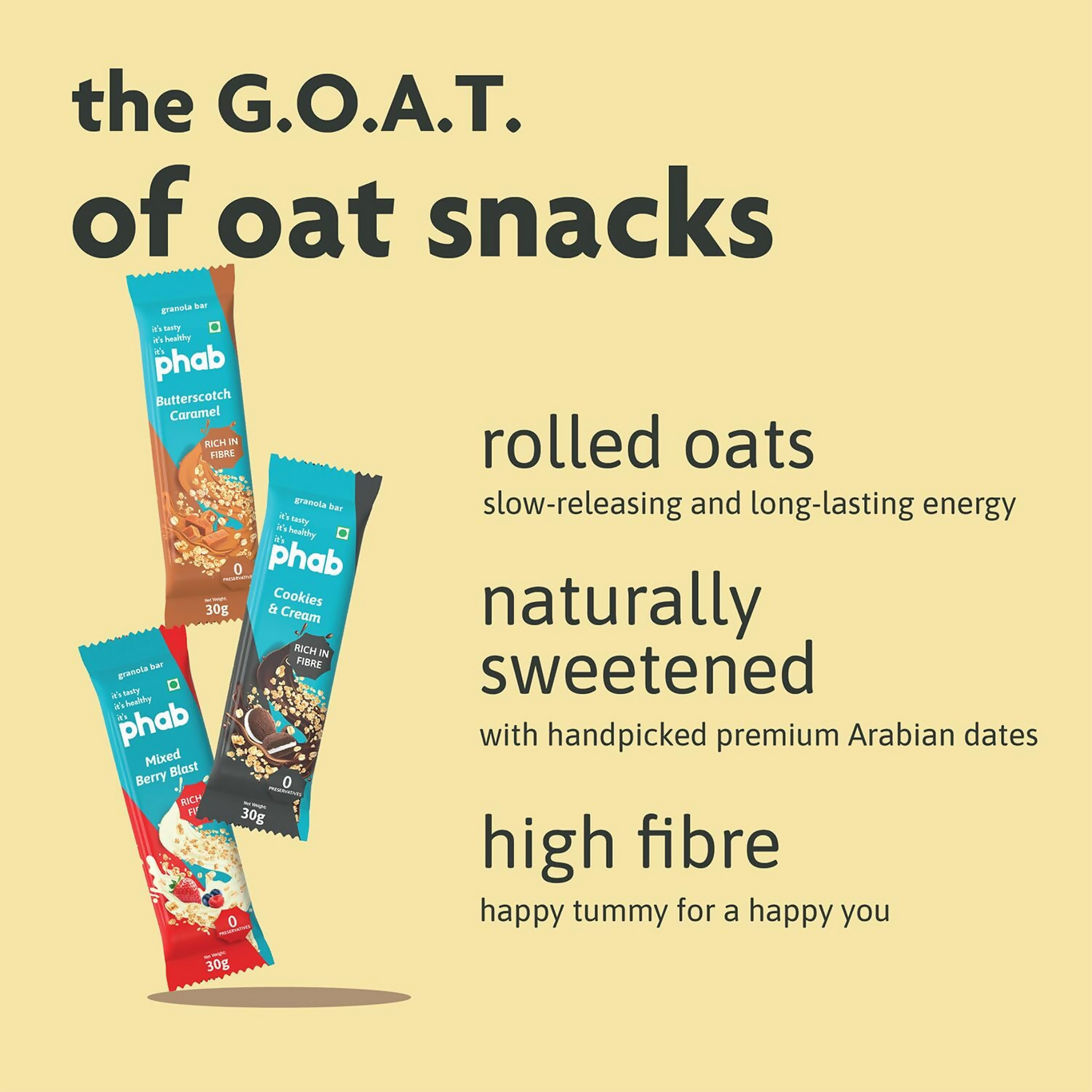 Phab Granola Energy Bars