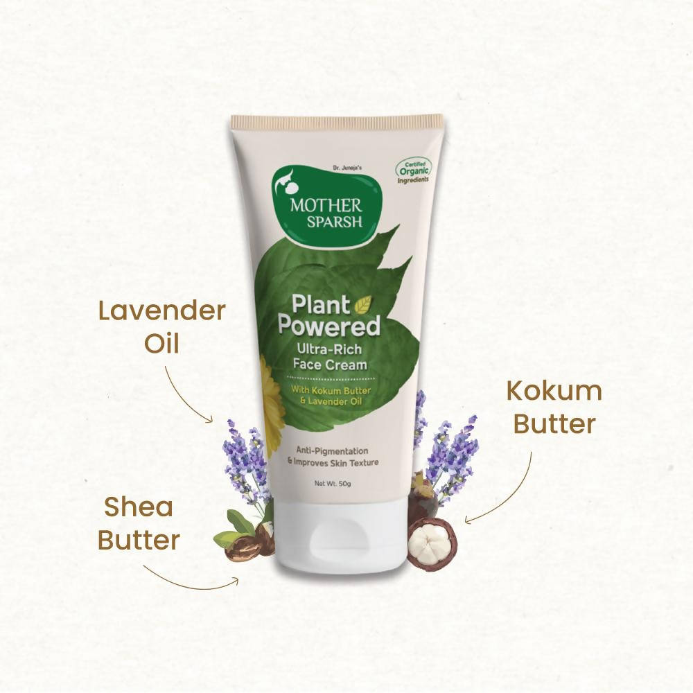 Mother Sparsh Plant Powered Ultra-Rich Face Cream - 50 gms