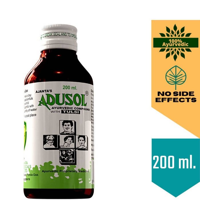 Ajanta's Adusol Ayurvedic Compound With Tulsi Syrup