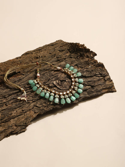 Women's Gold-Polished Necklace - Ruby Raang