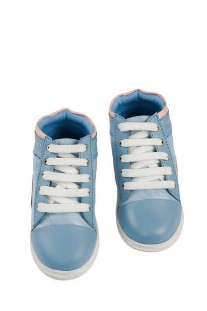 Tiny Bugs For Boys & Girls Party Wear Boots - Sky Blue