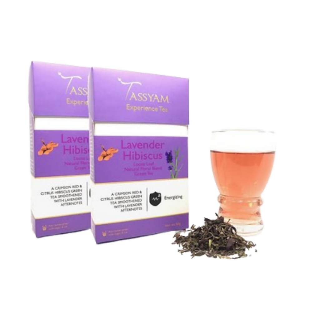 Tassyam Organics Lavender Hibiscus Green Tea