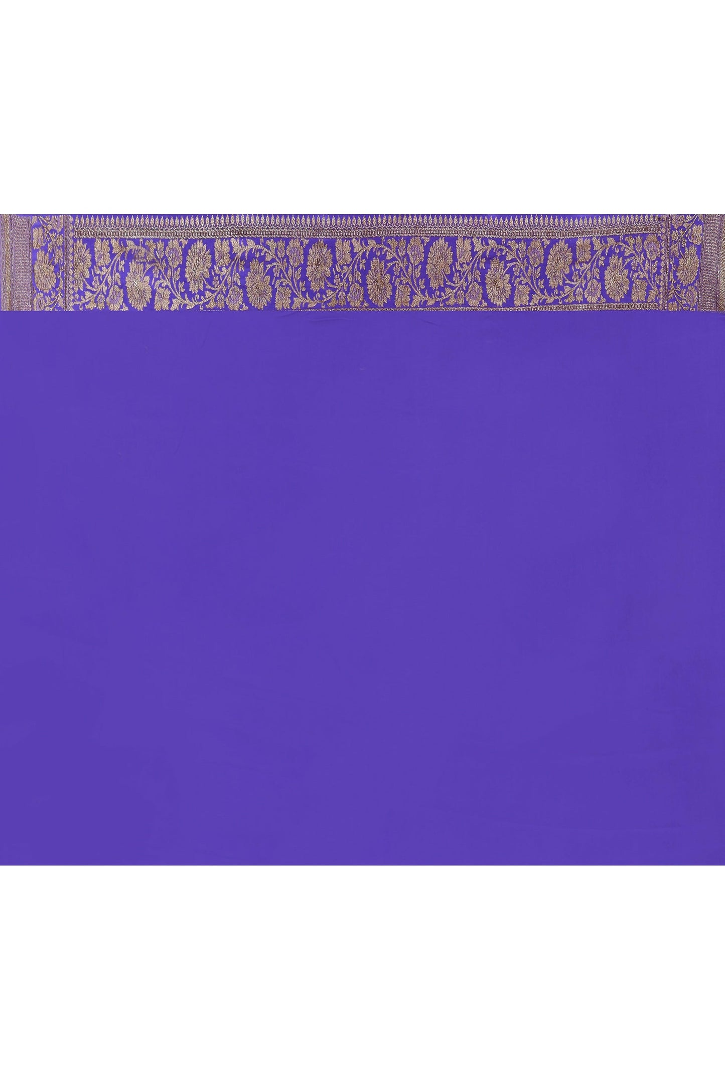 Joban Fashion Lavender Crepe Chiffon Pure Handloom Banarasi Silk Saree