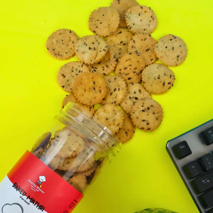 Healthy Master Baked Wheat Mathri (Flax Seed)