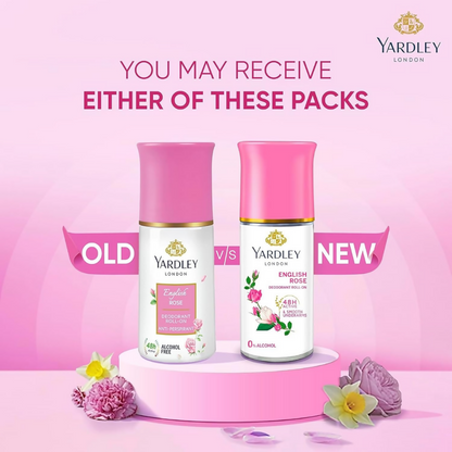Yardley London English Rose Anti Perspirant Deodorant Roll On for Women