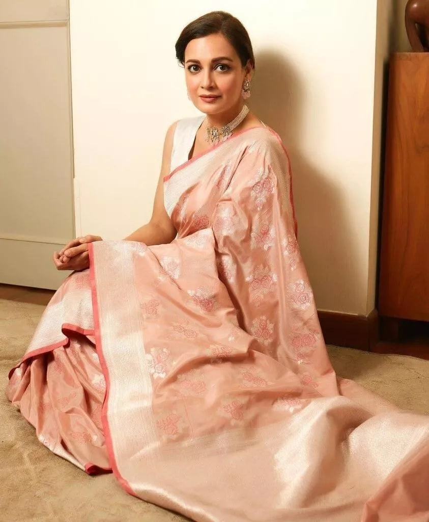 Festival Classic Banarasi Soft Silk Saree & Blouse