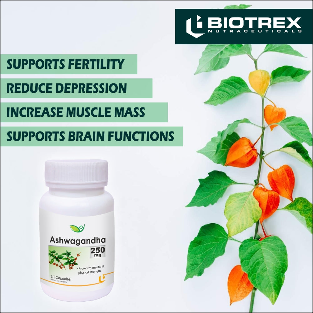 Biotrex Ashwagandha 250mg - 60 tabs
