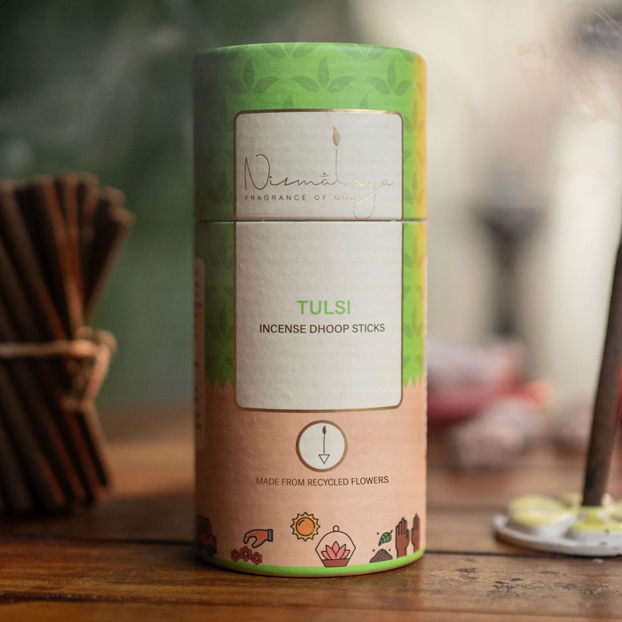 Nirmalaya Tulsi Dhoop Sticks (Bamboo Less)
