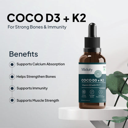 Miduty by Palak Notes Coco D3 in MCT Oil