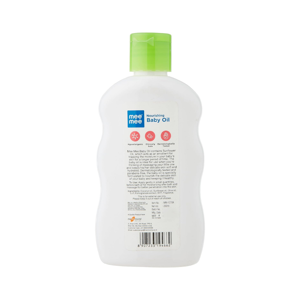 Mee Mee Baby Oil - 200 ml