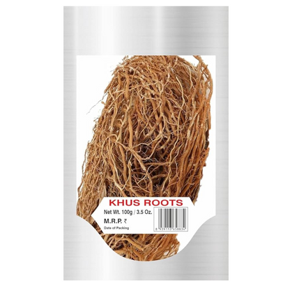 Desi Tattva 100% Pure Khus Root (Vetiver Root) - 100 gms
