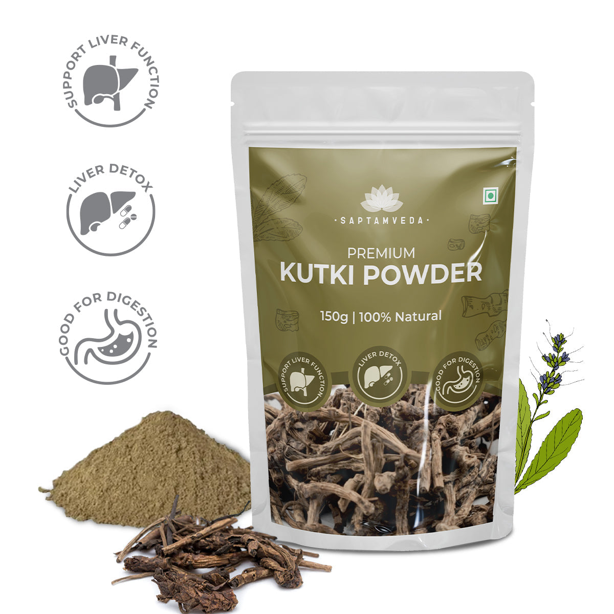 Saptamveda Premium Kutki Powder - 150 gms