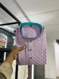 Cotton Rayon Kurta Pajama Set For Men's