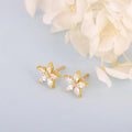 Golden Lily Earrings