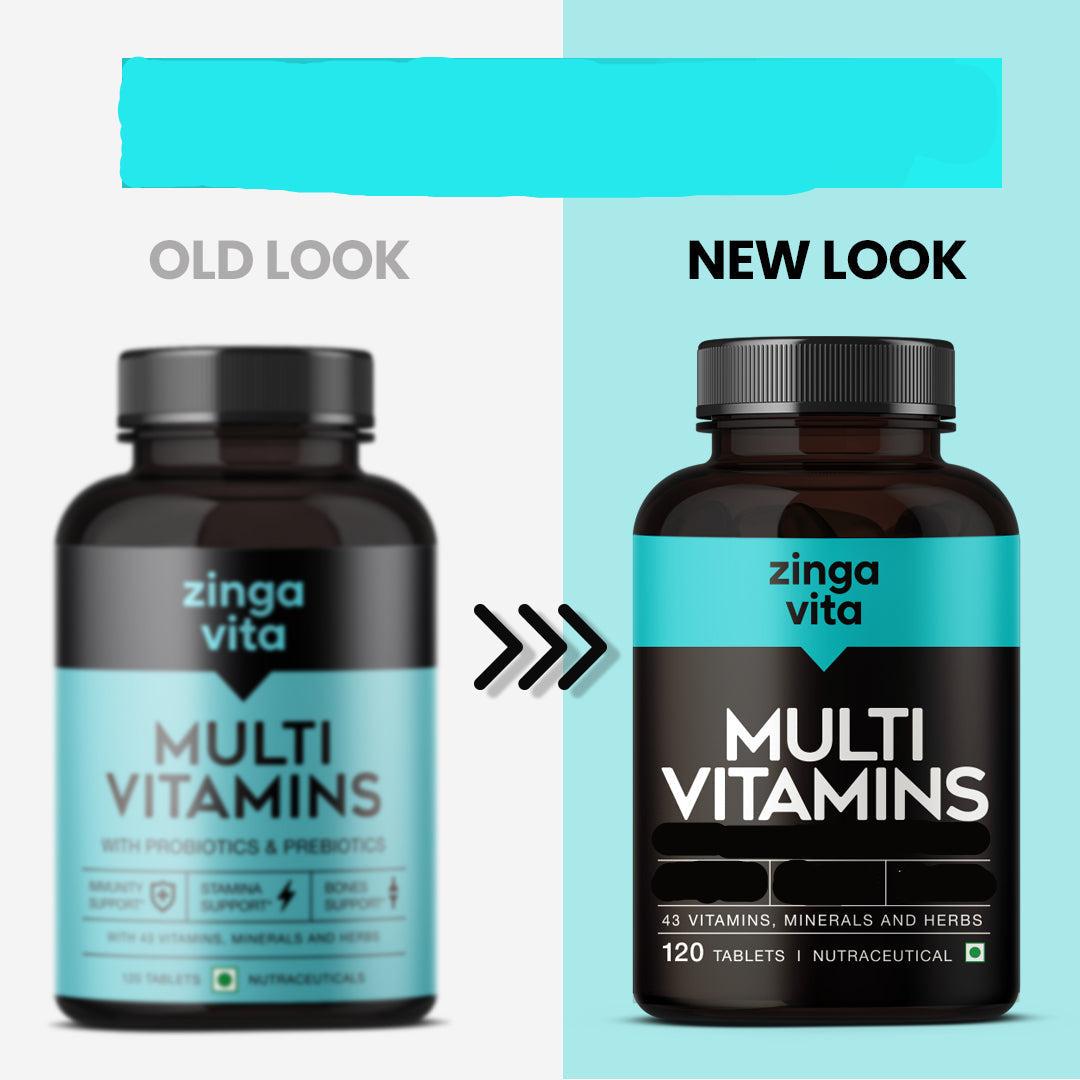 Zingavita Multivitamin Tablets - 120 tabs
