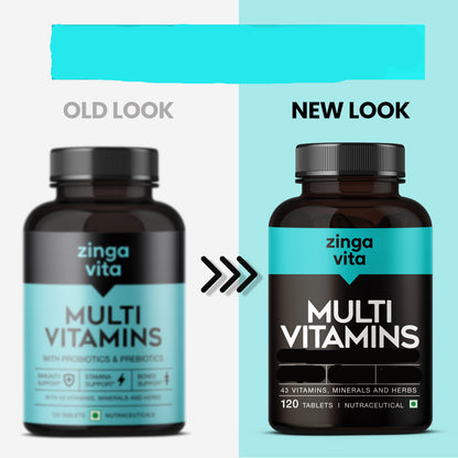Zingavita Multivitamin Tablets - 120 tabs