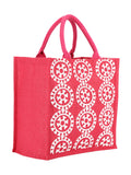 Jute Cottage Round Print All Over Lunch Bag