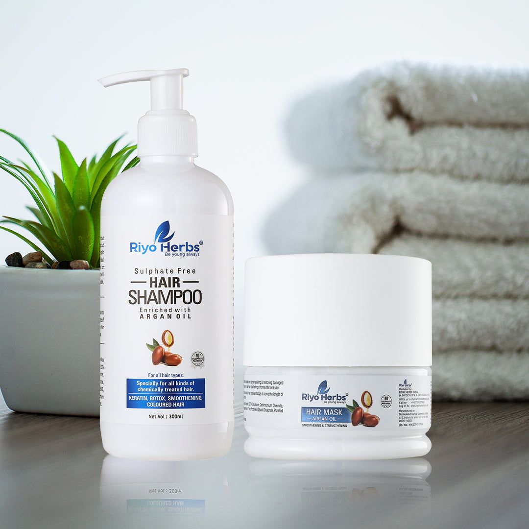 Riyo Herbs Hair Shampoo And Hair Mask Combo