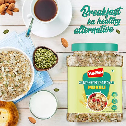 Yum Yum Zero Added Sugar Muesli Jar