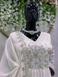 Classic Traditional Look Full Stitched Tissue Organza Silk Top Pant Dupatta