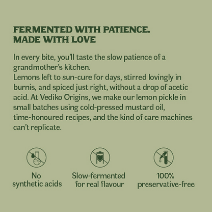 Vediko Origins Lemon Pickle