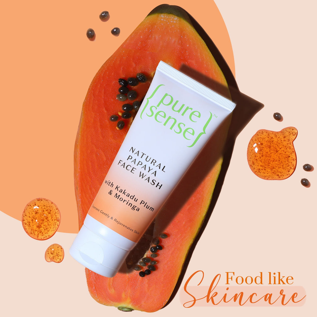 Puresense Natural Papaya Face Wash - 100 ml