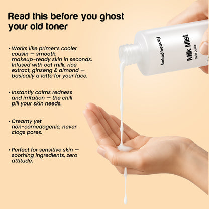 Baked Beauty Milk Mist Skin Juice - Milky Moisturising Toner