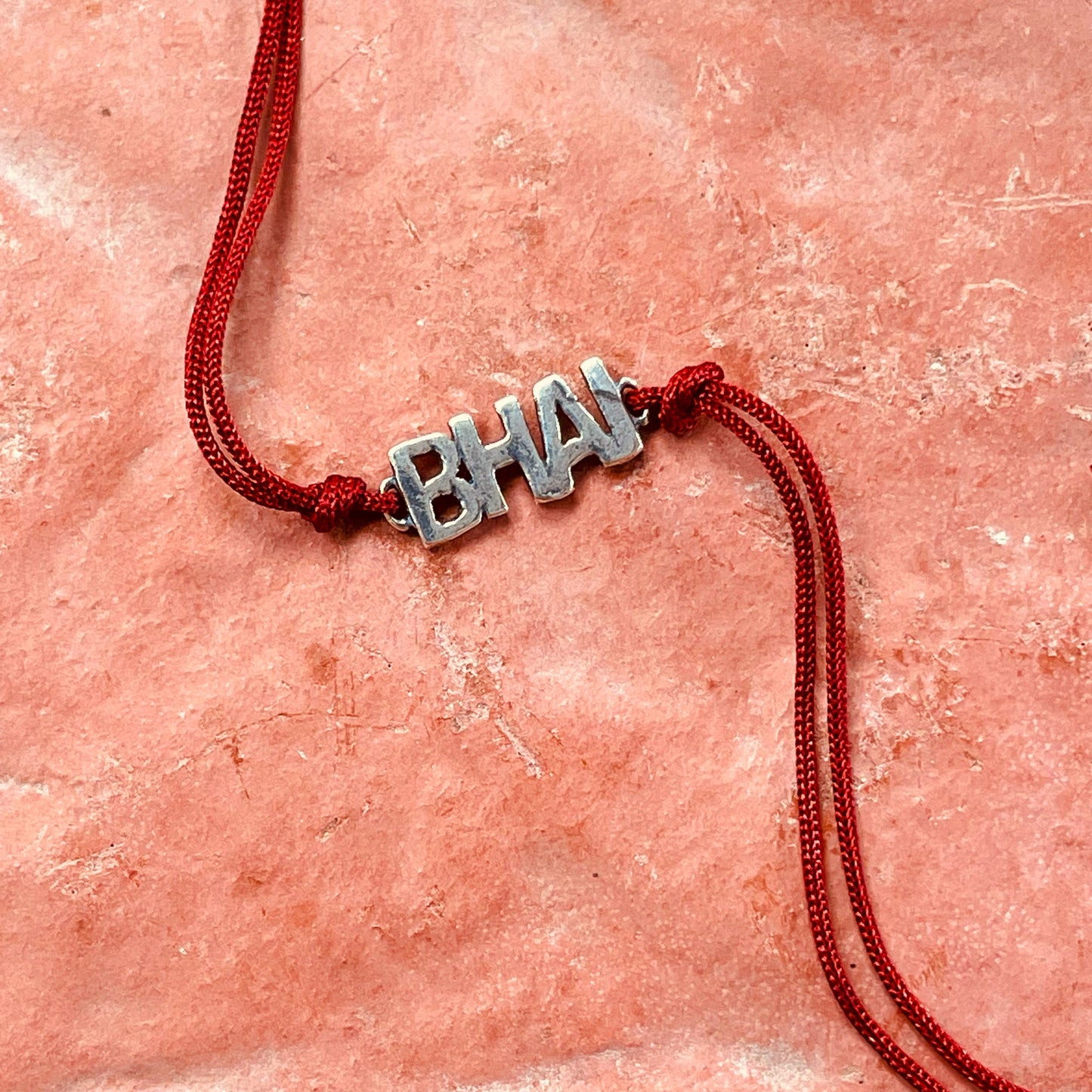 trueBrowns 925 Sterling Silver Bhai Thread Rakhi