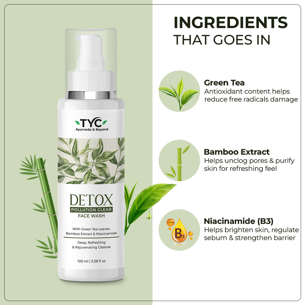 TYC Detox Pollution Clear Facewash