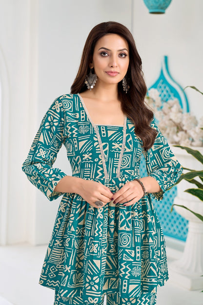 Anaita Rama Stylish Readymade Co-Ords Set