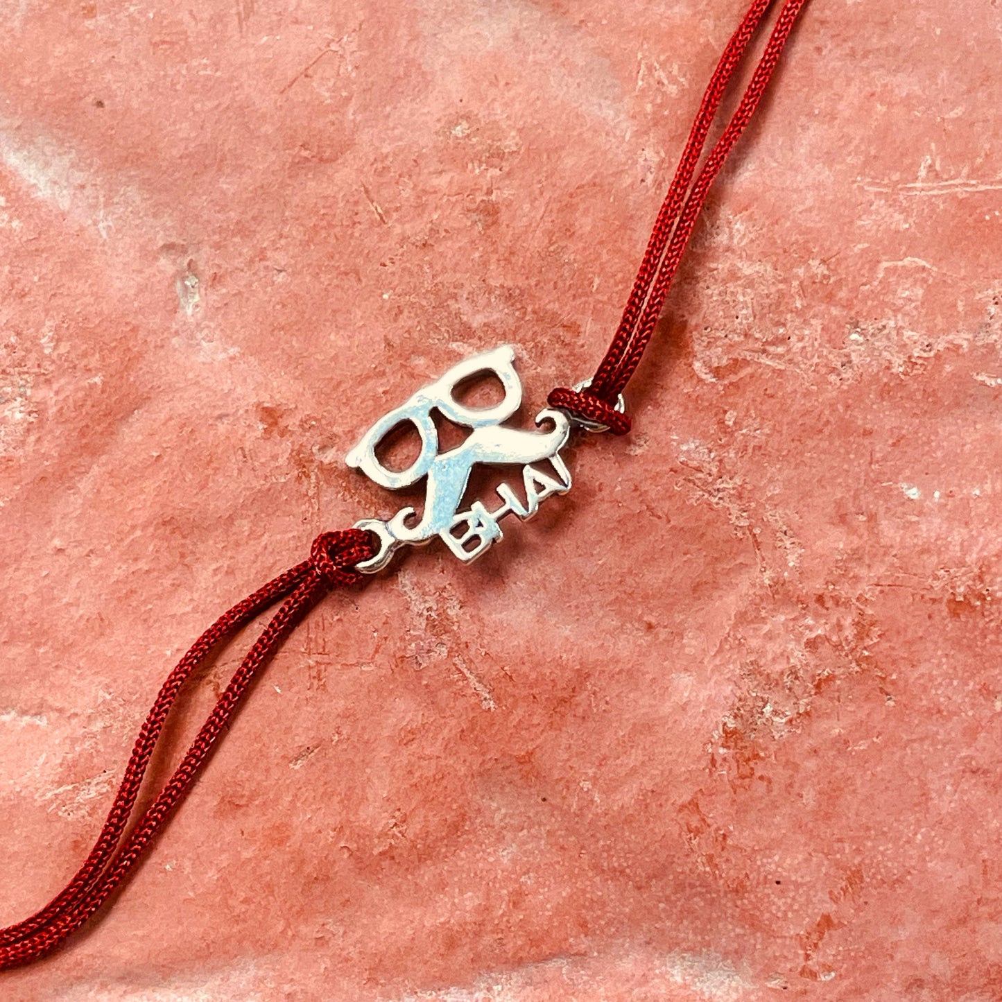 trueBrowns Sterling Silver Chashmish Bhai Thread Rakhi