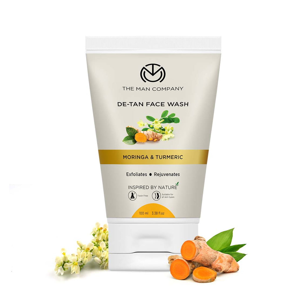 The Man Company De-Tan Face Wash Moringa & Turmeric - 100 ml